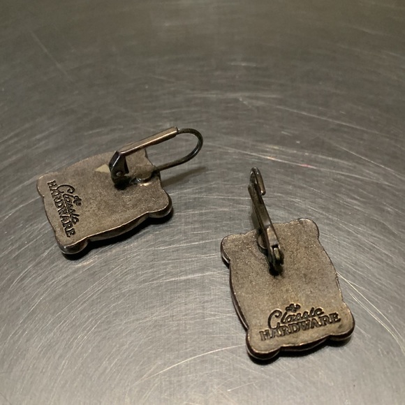 Frieda Kahlo Image in Frame Pierced Earrings - Picture 2 of 5